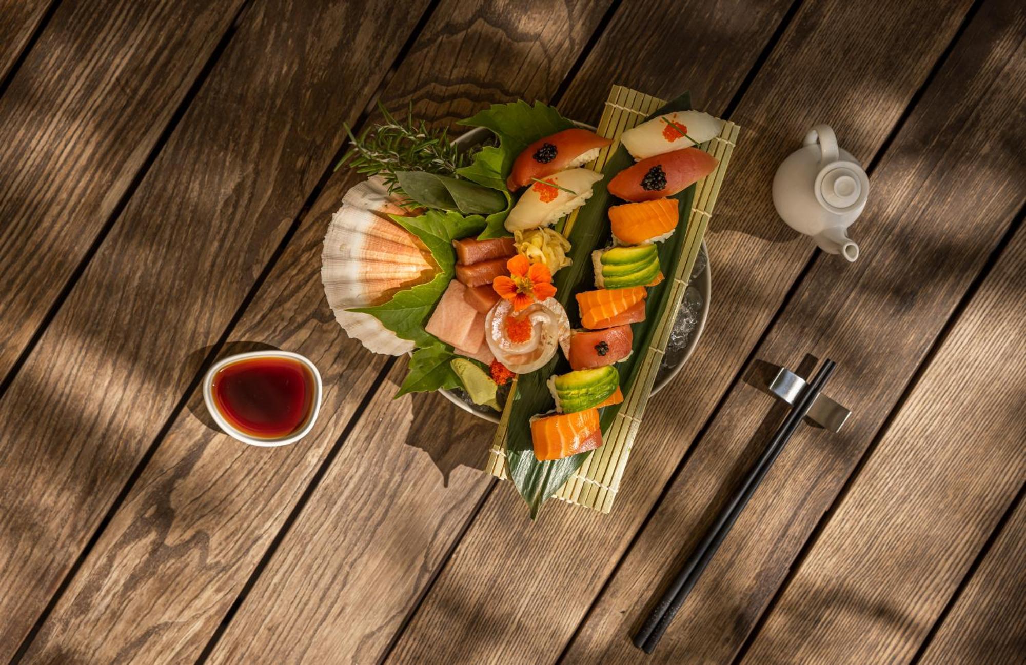Lone Hotel By Maistra Collection Ровин Екстериор снимка A plate of yakitori
